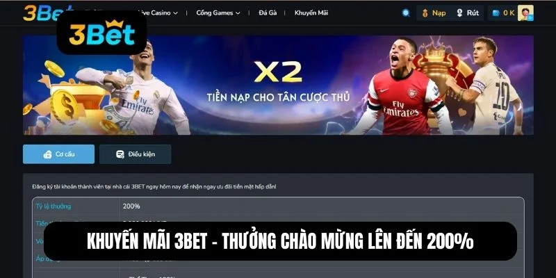 Khuyến mãi 3BET