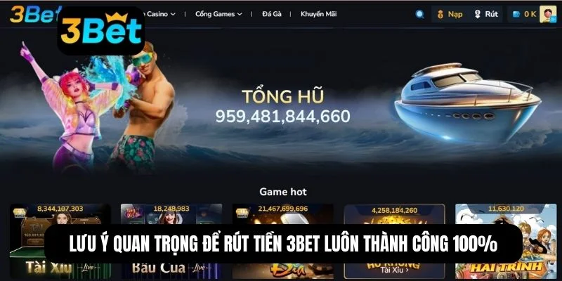 Rút tiền 3BET